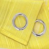 Olivia Gray Erica Doily Stripe Grommet Panel Pair - 54x90", Yellow - 2 of 4