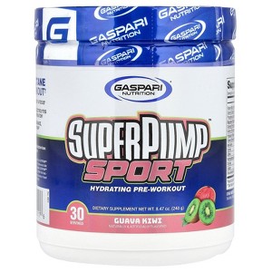Gaspari Nutrition SuperPump™ Sport, Hydrating Pre-Workout, Guava Kiwi, 8.47 oz (240 g) - 1 of 4