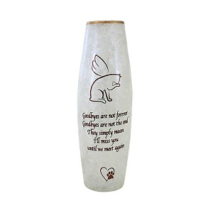 Stony Creek 12.0 Inch Best Friend Cat Pre Lit Vase Angel Feline Heart Poawprint Novelty Sculpture Lights - 1 of 4