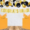 Beistle Foil Congrats Grad! Streamer, 7" x 5' 3", (2/Pkg) Gold - 2 of 4