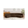 Meridian Furniture,Arc Velvet Modular Sofa - 2 of 4