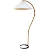 TIRAMISUBEST Vintage 59" Arched LED Floor Lamp - Beige - 2 of 4
