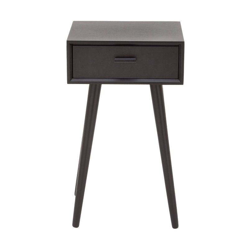 Modern Drawer Wooden Accent Table Black - Olivia &#38; May, 1 of 7