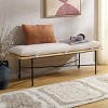 Emric Bench - BCH5201 - Creme/Black - Safavieh - 2 of 4