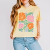 Simply Sage Market Women's Boho Floral Collage Short Sleeve Relaxed Fit Cropped Tee - 2 of 3