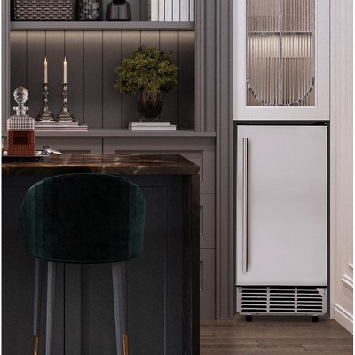 Newair 15" Stainless Steel Undercounter Ice Maker with Fingerprint Resistant Door