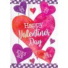 Briarwood Lane Garden Flag 12x18 For Outdoor Valentine's Watercolor Hearts For Valentine's Love Garden Flag Flags For Outside - 3 of 4