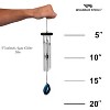 Woodstock Wind Chimes Signature Collection  Woodstock Agate Chime  Wind Chimes For Outdoor Patio and Garden  18" - 3 of 4