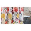 Greenland Home Fashions 1408ASHW Watercolor Dream White Shower Curtain, 72x72 Inches - 3 of 3