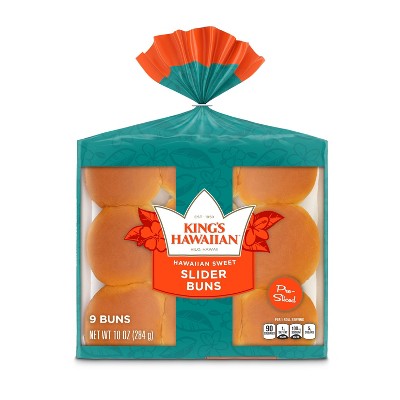 King's Hawaiian Slider Buns - 10oz/9ct