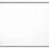 Royal Hampton 46 Inch Solid Wood Mirror, Shimmering Silver Accent, Landscape, White - 3 of 4
