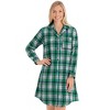 Collections Etc Classic Plaid Nightshirt - 3 of 4
