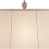 Barnes and Ivy Elle Traditional Table Lamp 33" Tall Antique Gold Florentine Off White Oval Shade for Bedroom Living Room Bedside Nightstand Office - 3 of 4