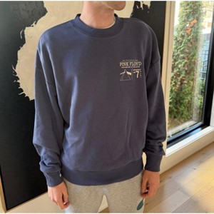 Grayson Threads - Men's Grey Pink Floyd U.S. Tour Crewneck Sweatshirt - 1 of 4