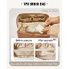 Large Capacity Cosmetic Bags for Women,Waterproof Portable Pouch Open Flat Toiletry Bag(Medium) - 4 of 4