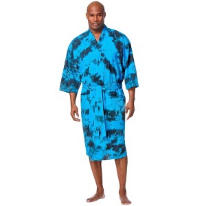 KingSize Cotton Jersey Robe - 1 of 4