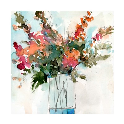 Samuel Dixon Water Garden Still Life Floral Canvas Art