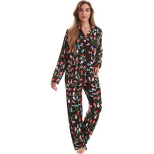 Just Love Womens Cozy Flannel Pajama Set  Warm, Long Sleeve Winter Sleepwear - 1 of 3
