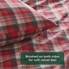 Sapphtopaz Twin/Full/Cal King Comforter Set Plaid with 1 Flat Sheet,1 Fitted Sheet,1/2 Pillowcase,Bed Set Coverlet for All Seasons,Machine Washable - 4 of 4