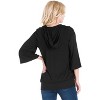 24seven Comfort Apparel Womens Oversized Maternity Fashion Hoodie Top - image 3 of 4