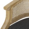 NicBex Accent Chair Rubber Wood Lounge Chair Reading Chair Comfy Chair for Living Room, Charcoal - 2 of 4