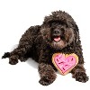 Midlee Pink Heart Sugar Cookie Dog Toy - 2 of 4