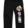 Spy x Family Logo and Character Family Men's Black Graphic Sweats - 2 of 3