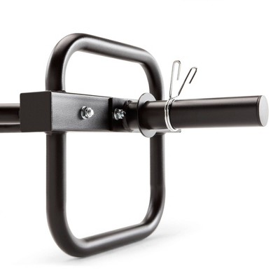 Marcy Black Steel Hex Trap Bar with Raised Handles