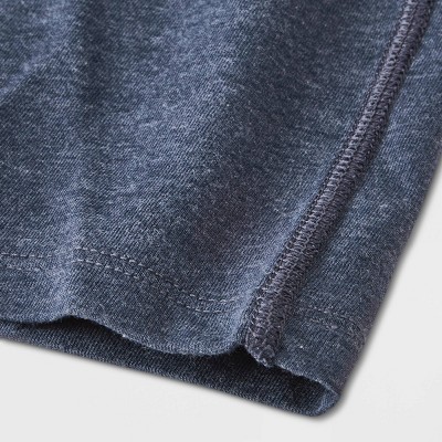 Cat & Jack Kids' 2pk Adaptive Short Sleeve T-Shirt - Cat & Jack™ Charcoal Gray/Navy Blue M: Sensory Friendly, Crew Neck, Jersey Fabric — фото 4