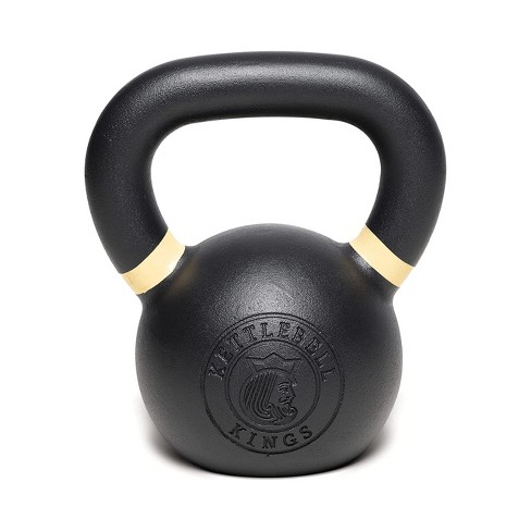 Kettlebell Kings ‎12.75" 9.75" Powder Kettlebell Weights For Durability, Rust Resistance & Longevity, 5-90lb - Black Yellow : Target