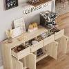 TackView Sideboard Buffet Cabinet with Drawers & Doors, Large Coffee Cabinet with Storage, Modern Storage Buffet Table for Home - 4 of 4