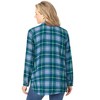 Woman Within Plus Size Classic Flannel Shirt - 3 of 4