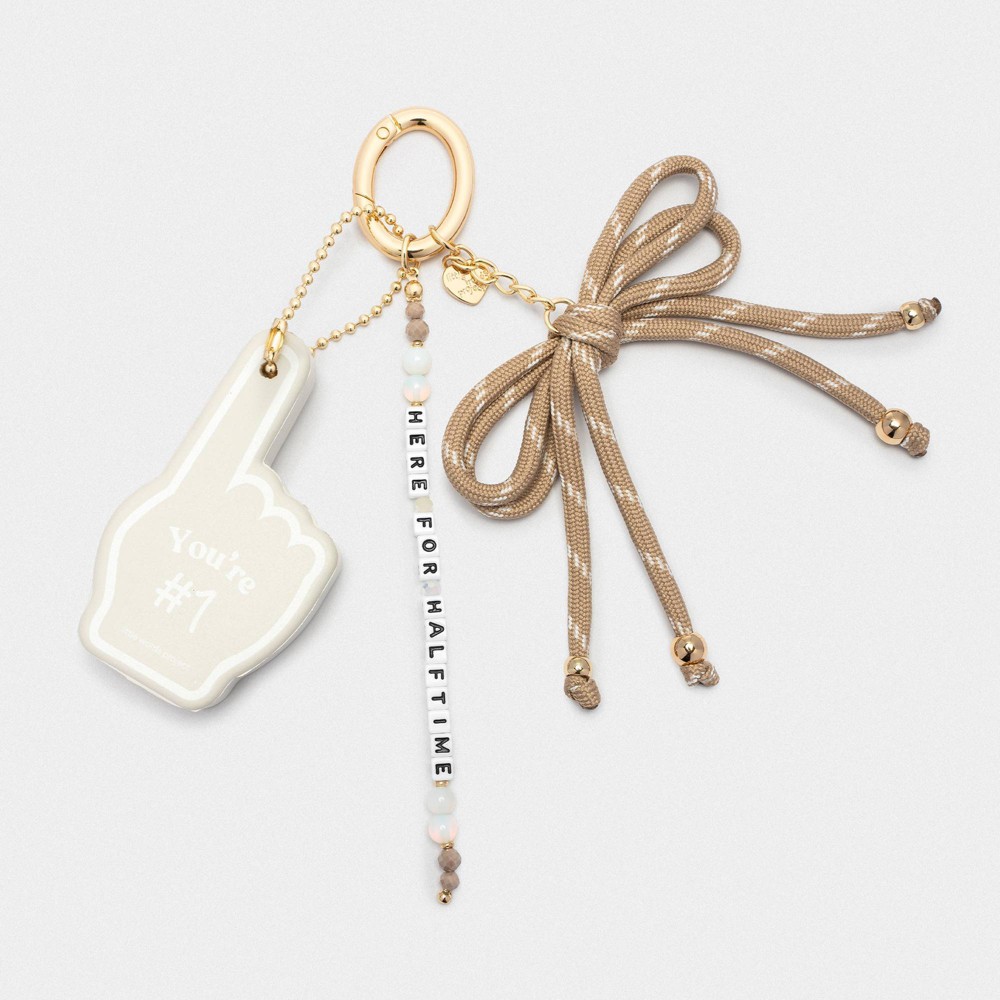Little Words Project Here For Halftime Bag Charm
