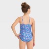 Girls' Ditsy Dash Floral Printed One Piece Swimsuit - Cat & Jack™ - image 3 of 3