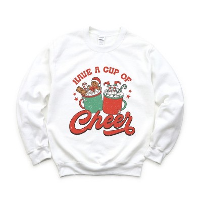 Simply Sage Market Women's Graphic Sweatshirt Retro Cup Of Cheer
