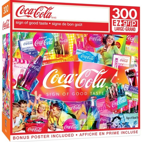 Masterpieces 300 Piece Ez Grip Puzzle - Coca-cola Sign Of Good Taste :  Target