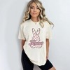 Simply Sage Market Women's Checkered Bunny Mama Short Sleeve Garment Dyed Tee - 2 of 4