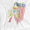 Women's Wonder Woman Usa Banner Loose T-Shirt - 2 of 4