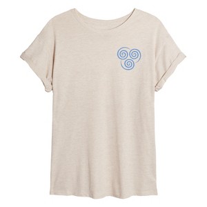 Women's - Avatar: The Last Airbender - Air Nomads Oversized Graphic T-Shirt - 1 of 4
