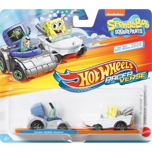 Hot Wheels SpongeBob SquarePants & Plankton RacerVerse Diecast Vehicles - 2pk - 1 of 4