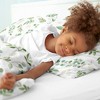 Sweet Jojo Designs Girl Twin Comforter Bedding Set Botanical Green and White 4pc - image 4 of 4