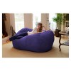 6' Large Bean Bag Lounger With Memory Foam Filling And Washable