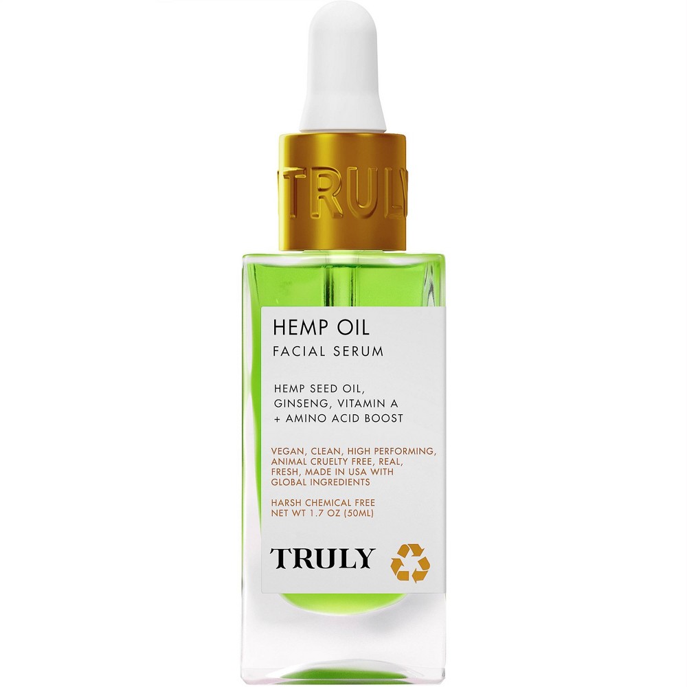 Photos - Cream / Lotion TRULY Hemp Oil Facial Serum - 1.7 fl oz - Ulta Beauty