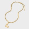 SUGARFIX by BaubleBar Bubble Initial Necklace - Gold - 3 of 4