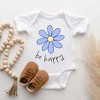 The Juniper Shop Be Happy Flower Baby Bodysuit - 2 of 2