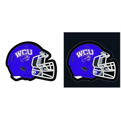 Evergreen Ultra-Thin Edgelight LED Wall Decor, Helmet, Western Carolina University- 19.5 x 15 Inches Made In USA