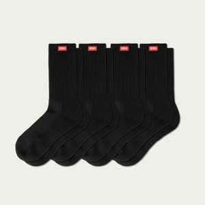 STZY-Signature Red Badge Blank Crew [4 Pairs] - 1 of 1