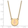 Black Bow Jewelry 14k Yellow Gold Plated Sterling Silver Delta Gamma Greek Life Necklace 18 Inch - 2 of 4