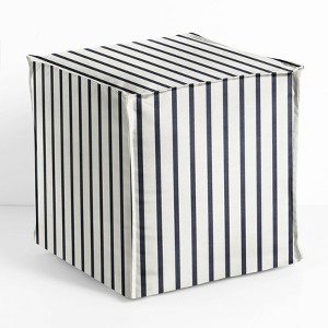 Sorra Home Subrella Bean Fabric Outdoor Patio Pouf - 1 of 4