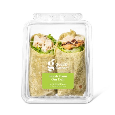 Chicken Caesar on Spinach Tortilla - 8.4oz - Good & Gather™